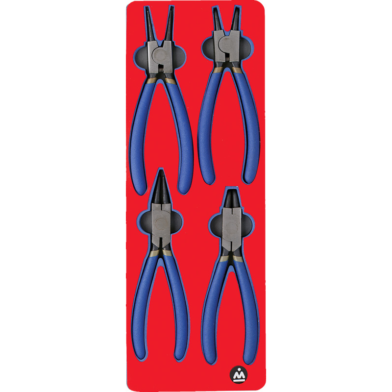 МАСТАК Набор съемников стопорных колец, ложемент, 4 предмета 5-3304