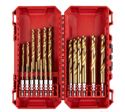 Сверла по металлу RedHEX™ HSS-TiN набор 19ед. (2-10мм) GEN II Milwaukee 4932493866