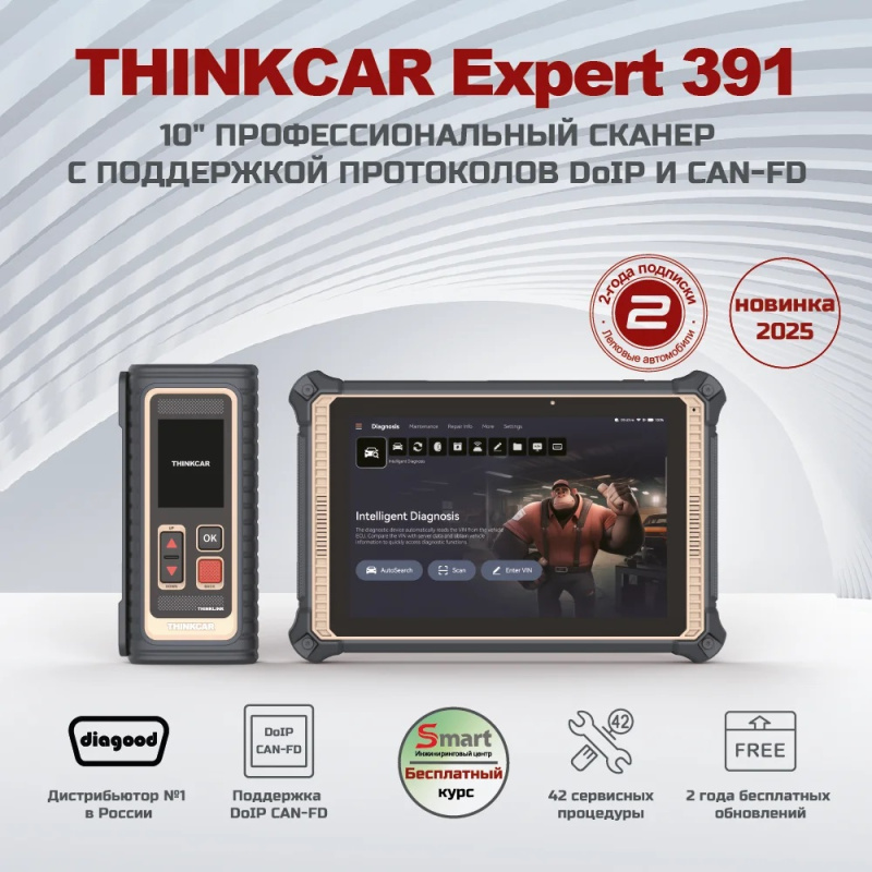 Диагностический сканер Thinktool Expert 391