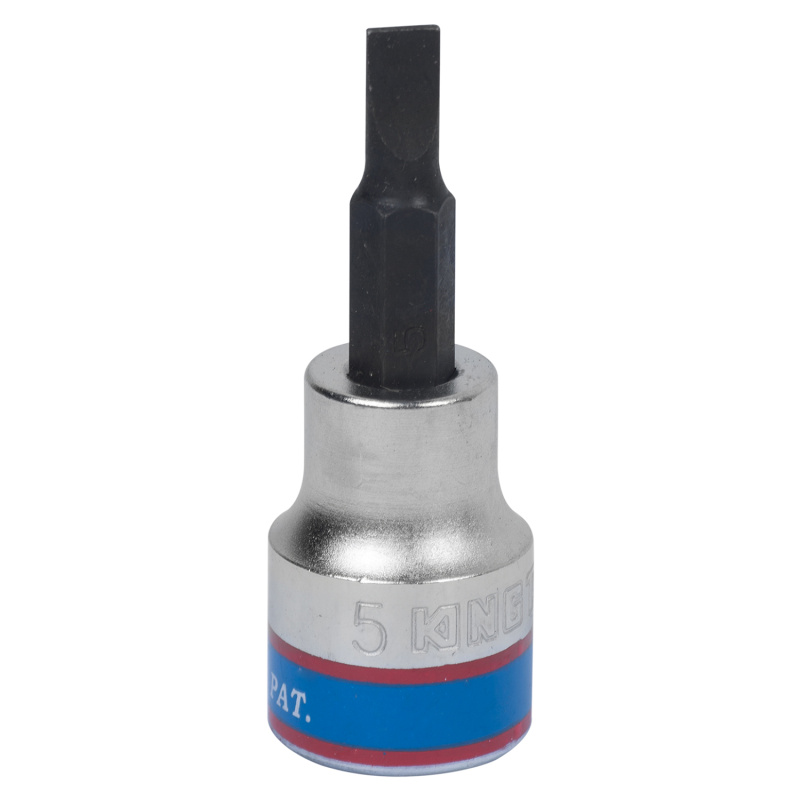 KING TONY Насадка (бита) торцевая 3/8", Slotted, 1х5 мм, L = 50 мм 302205