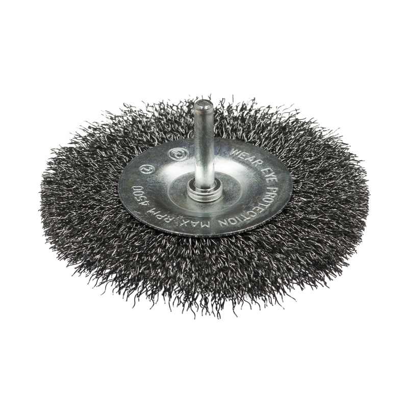 Щетка дисковая, гофрированная для дрелей № 155 ПрофОснастка Мастер хв 6 мм D100 мм RPM 4500 S 0,3