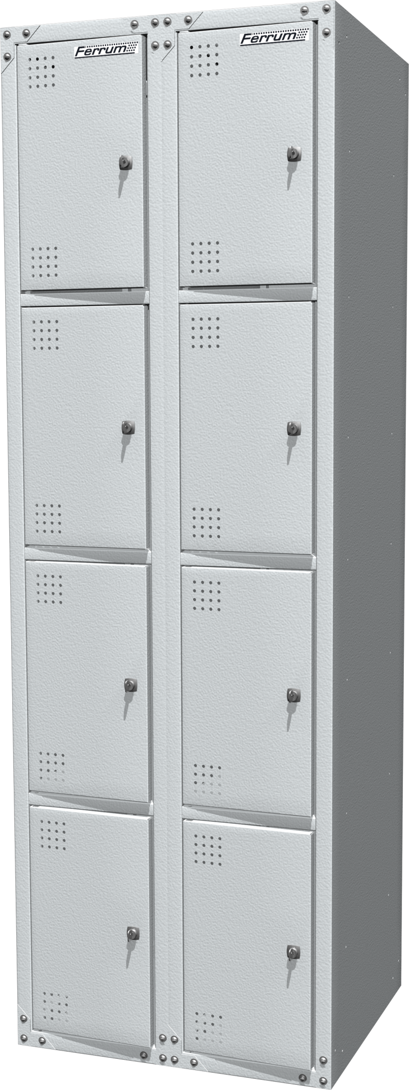 Шкаф раздевальный двухсекционный серии "Standart"  03.328-7035