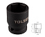 TOLSEN Головка торцевая ударная шестигранная 1/2", 24 мм TT18224